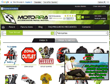 Tablet Screenshot of motorraiz.com